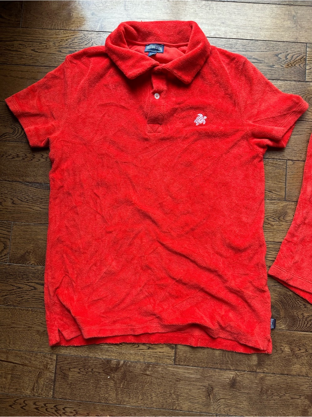 Vilebrequin Youth Terry Cloth Polo & Shorts Set Red Size 14 Ans -boys/girls